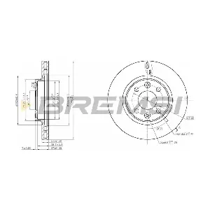 BREMSI CD8327V