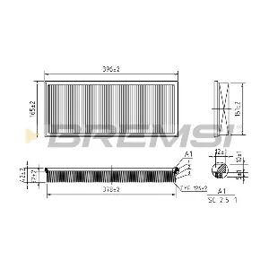 BREMSI FA2100