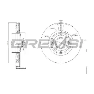 BREMSI CD7152V