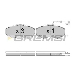 BREMSI BP2997