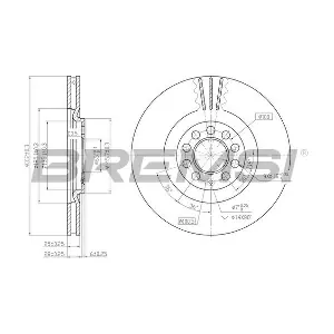 BREMSI CD7118V