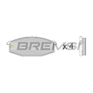 BREMSI BP2180
