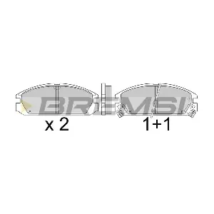 BREMSI BP2349