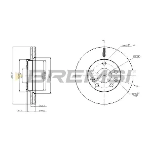BREMSI CD8078V