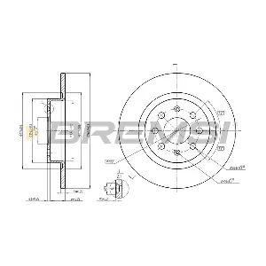 BREMSI CD7299S