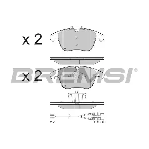 BREMSI BP3487