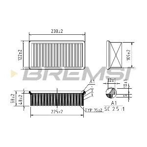 BREMSI FA0540