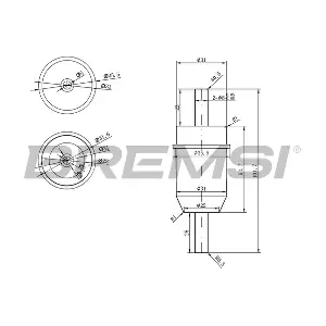 BREMSI FE1823