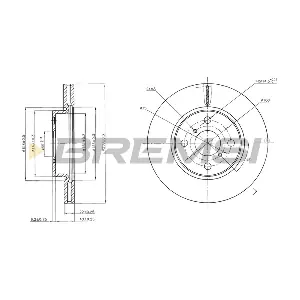 BREMSI CD7587V