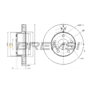 BREMSI CD7718V