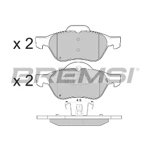 BREMSI BP3264