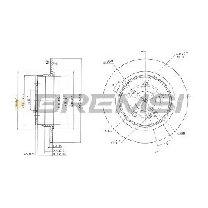 BREMSI CD6548S