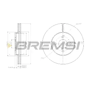 BREMSI CD7195V