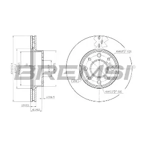 BREMSI CD6888V
