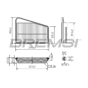 FA2534 BREMSI