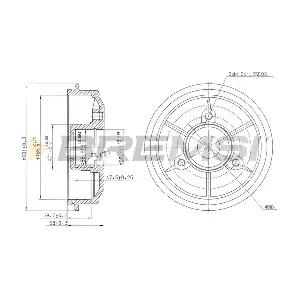 BREMSI CR5024