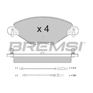 BREMSI BP2939