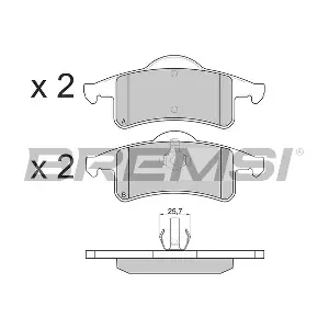BREMSI BP2855