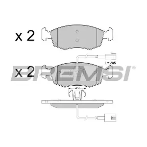 BREMSI BP3433