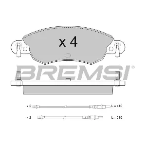 BREMSI BP2940