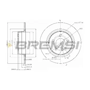 BREMSI CD7691S