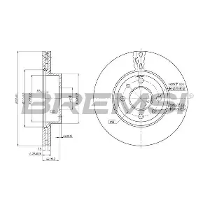 BREMSI CD6178V