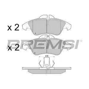 BREMSI BP2687TR