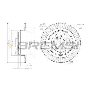 BREMSI CD7437V
