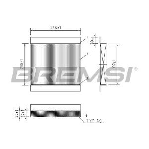 FC0854 BREMSI