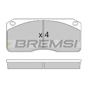 BREMSI BP7238 Комплект гальмівних накладок дискового стоянкового гальма