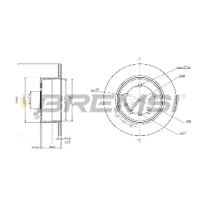 BREMSI CD6561S