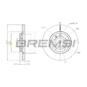 BREMSI CD7526V