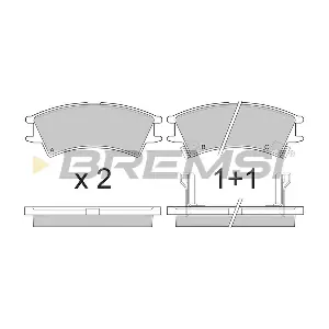 BREMSI BP2825