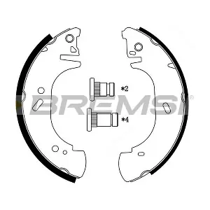 BREMSI GF0233