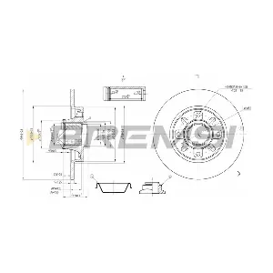 BREMSI CD7561S
