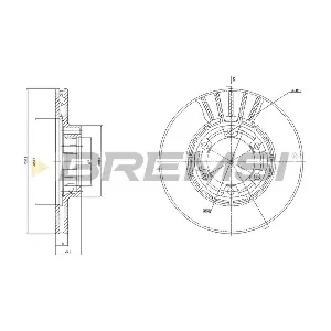 CD6458V BREMSI