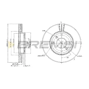 BREMSI CD7522V