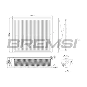 BREMSI FA1216