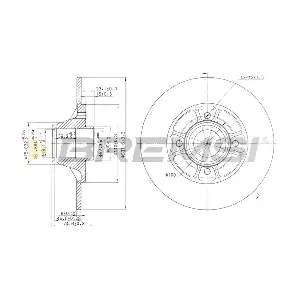 BREMSI CD7517S