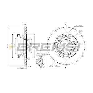 BREMSI CD8472S