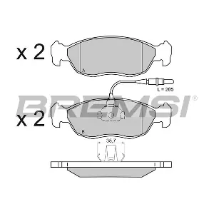 BREMSI BP2595