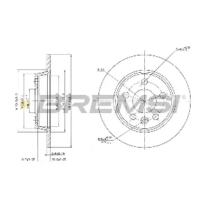 BREMSI CD6847S