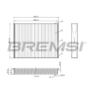 BREMSI FC0459C