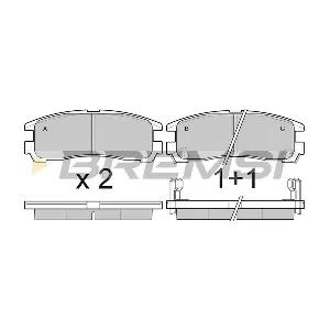 BREMSI BP3038