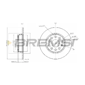 BREMSI CD7895S