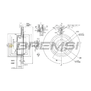 BREMSI CD8627V