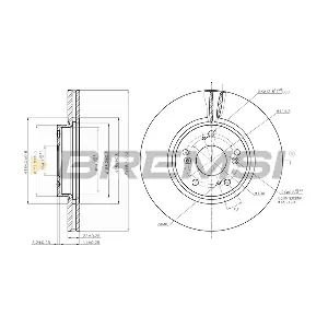 BREMSI CD7424V