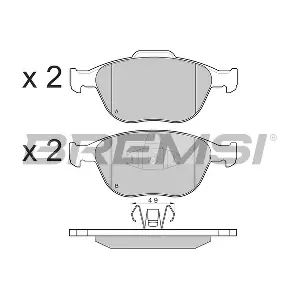 BREMSI BP3078