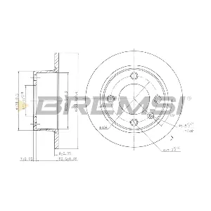 BREMSI CD6490S
