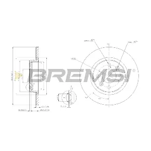 BREMSI CD7502S